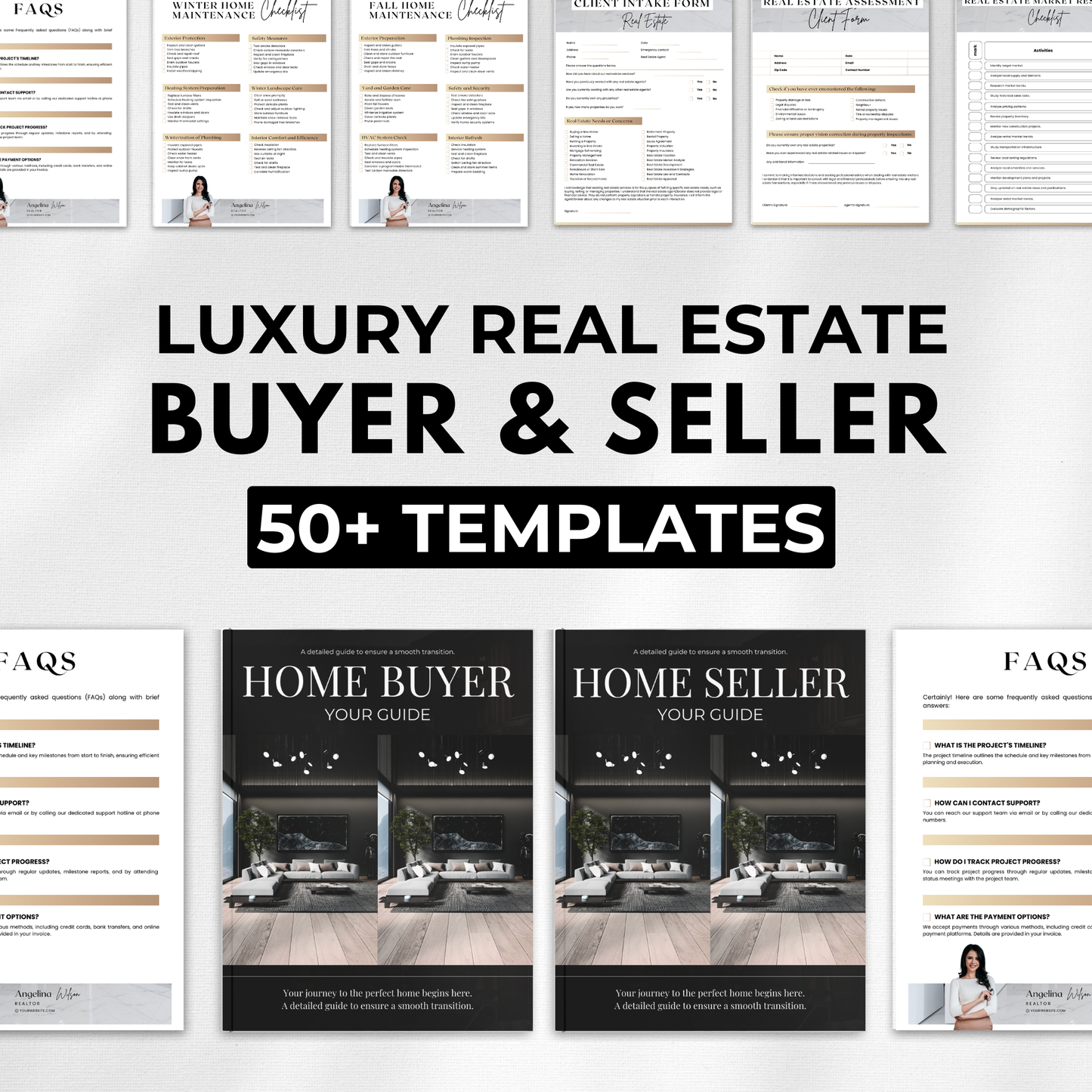 buyer & seller guide bundle-luxury black