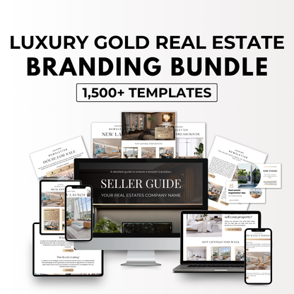 Branding & Marketing Bundle-Luxury Gold