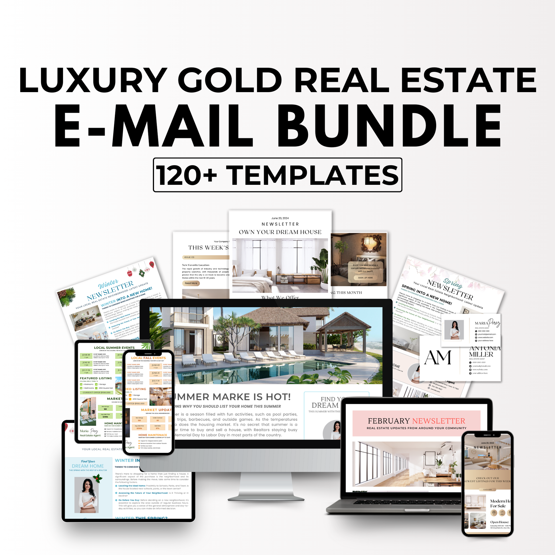 Email Template Bundle - Luxury Gold