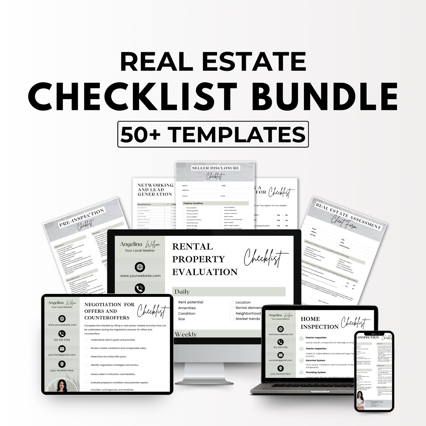 checklist bundle-sage green