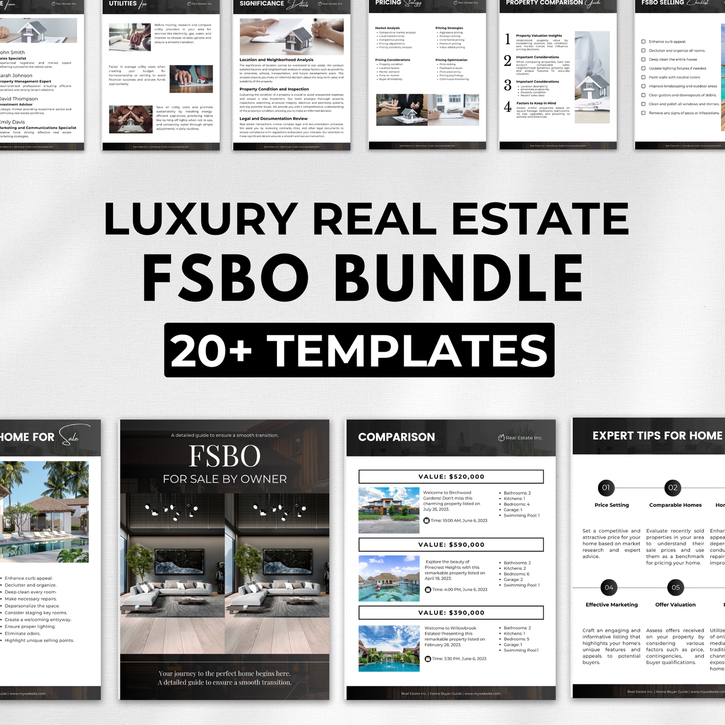 fsbo guide template bundle-luxury black