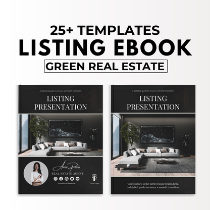 Listing Presentation Template Bundle- Sage Green