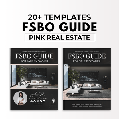 FSBO Guide Template Bundle- Soft Blush Pink