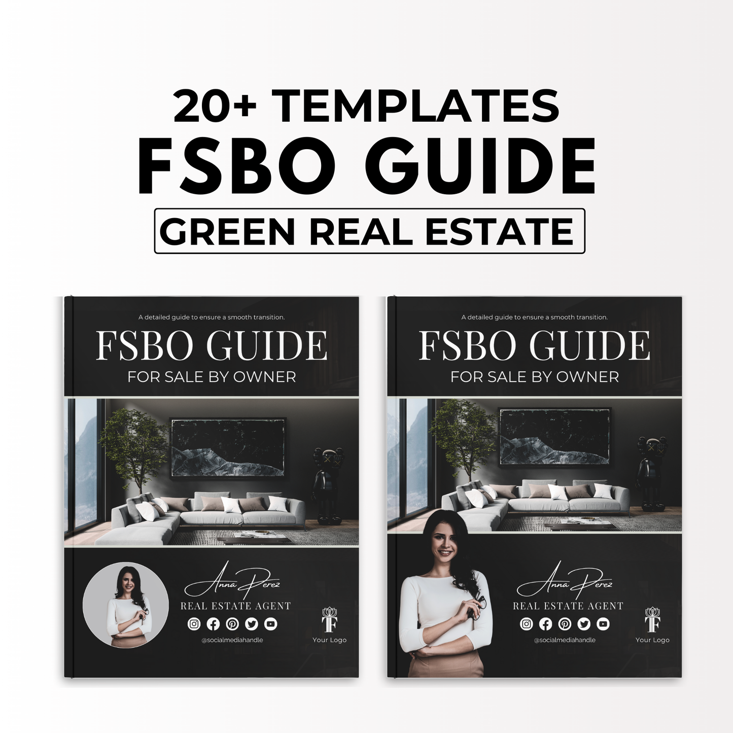 fsbo guide template bundle- sage green