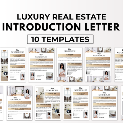 Introduction Flyer Template Bundle-Luxury Gold