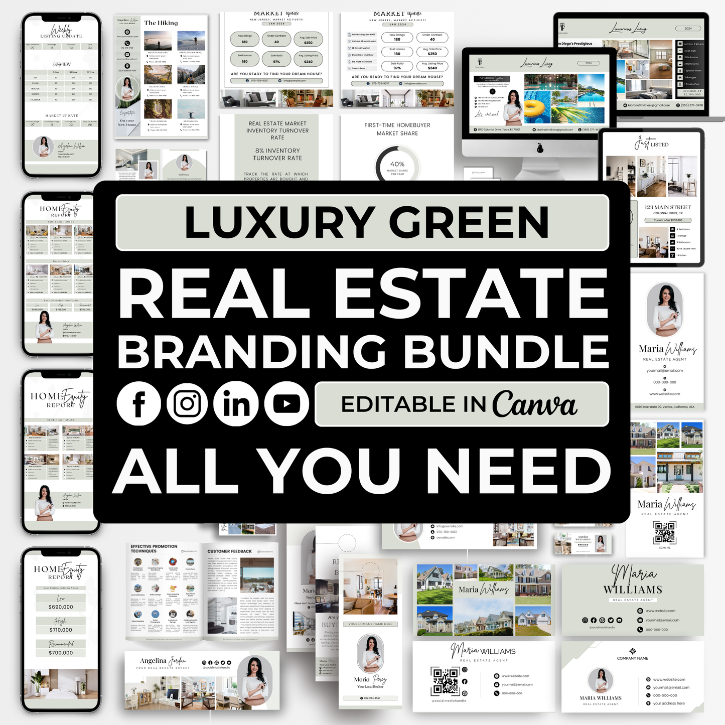 marketing bundle- sage green