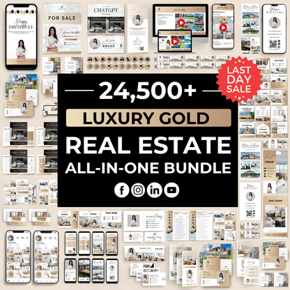 Real Estate ULTIMATE TOOLKIT: All in one bundle