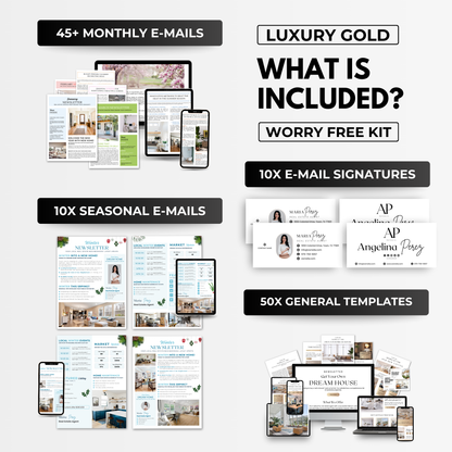 Email Template Bundle - Luxury Gold