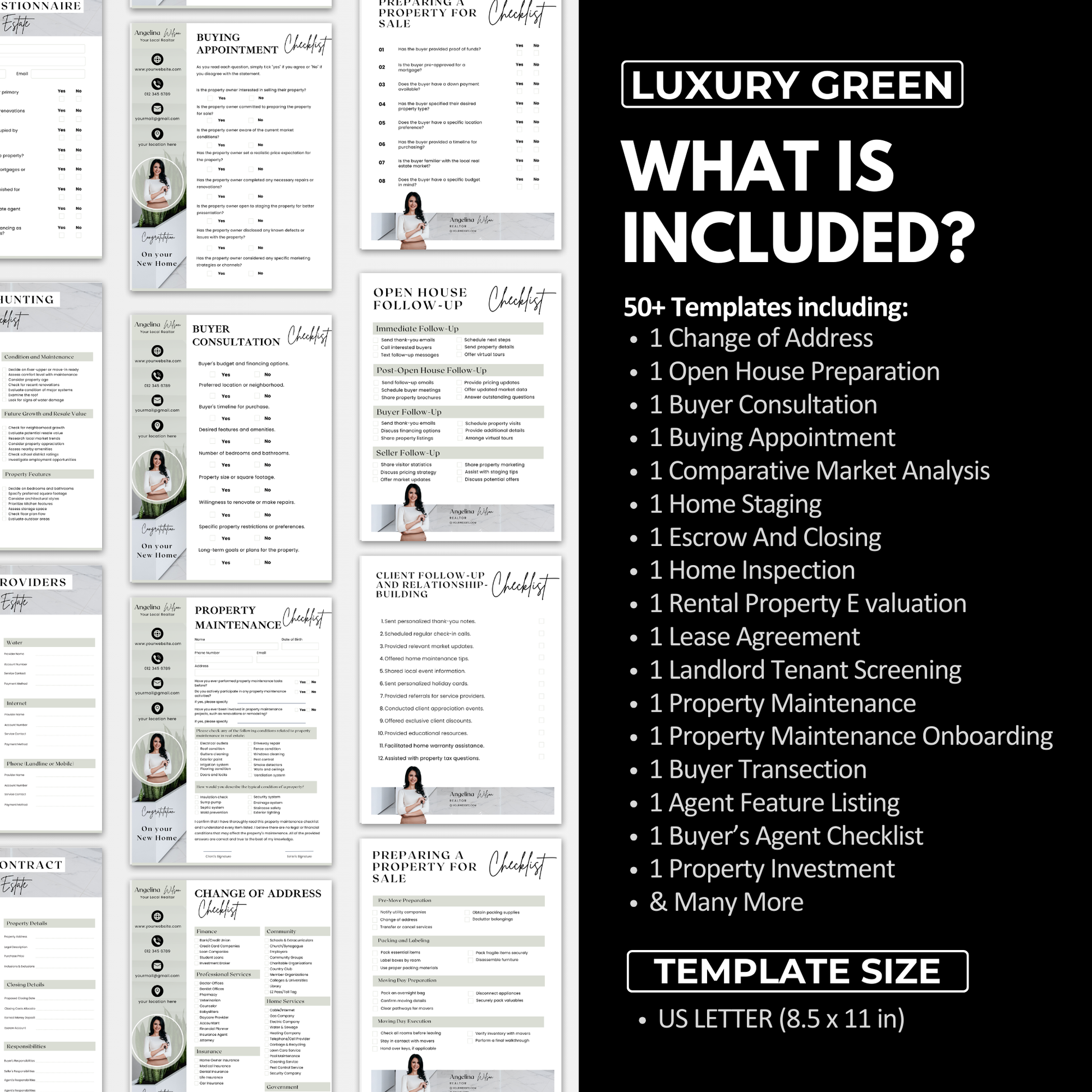 Checklist Bundle-Sage Green