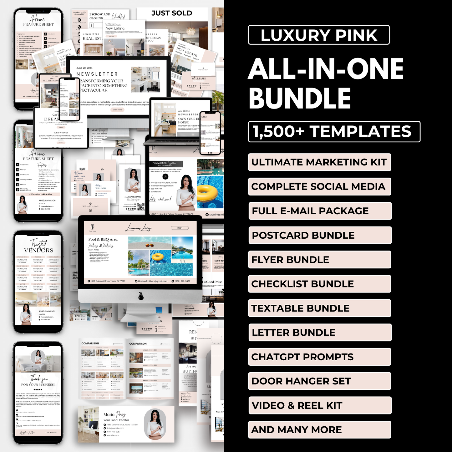 marketing bundle- soft blush pink