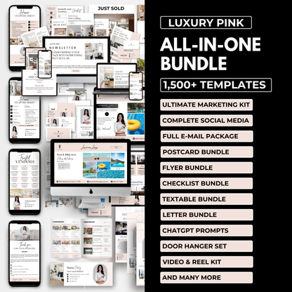 Marketing Bundle- Soft Blush Pink