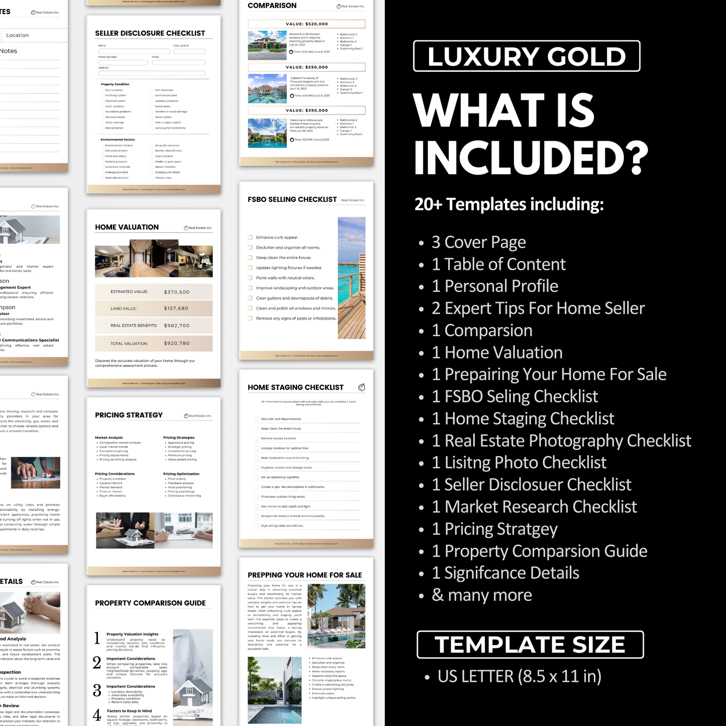 fsbo guide template bundle-luxury gold