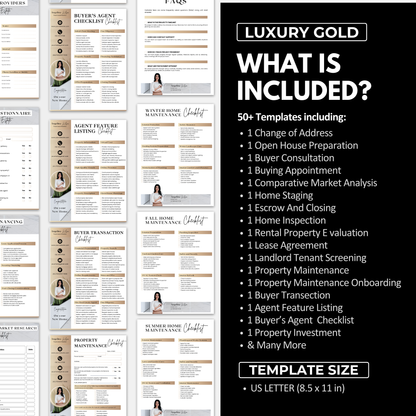 Checklist Bundle-Luxury Gold