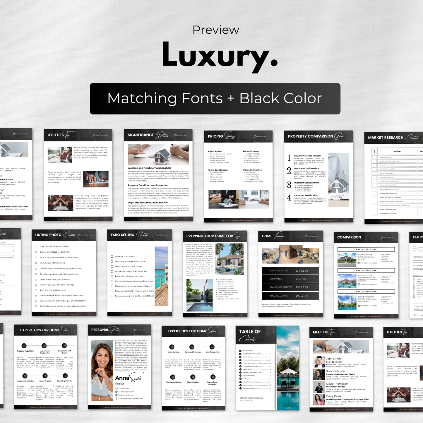 fsbo guide template bundle-luxury black