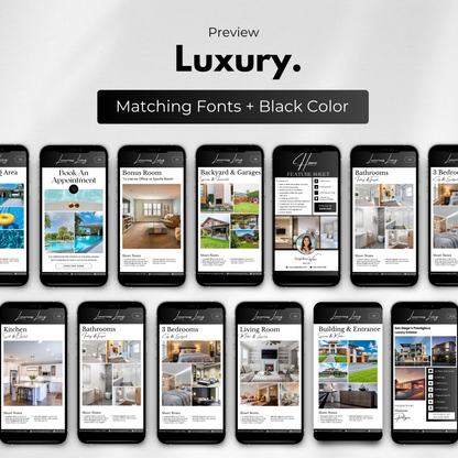 Luxury Listing Video Templates-Luxury Black