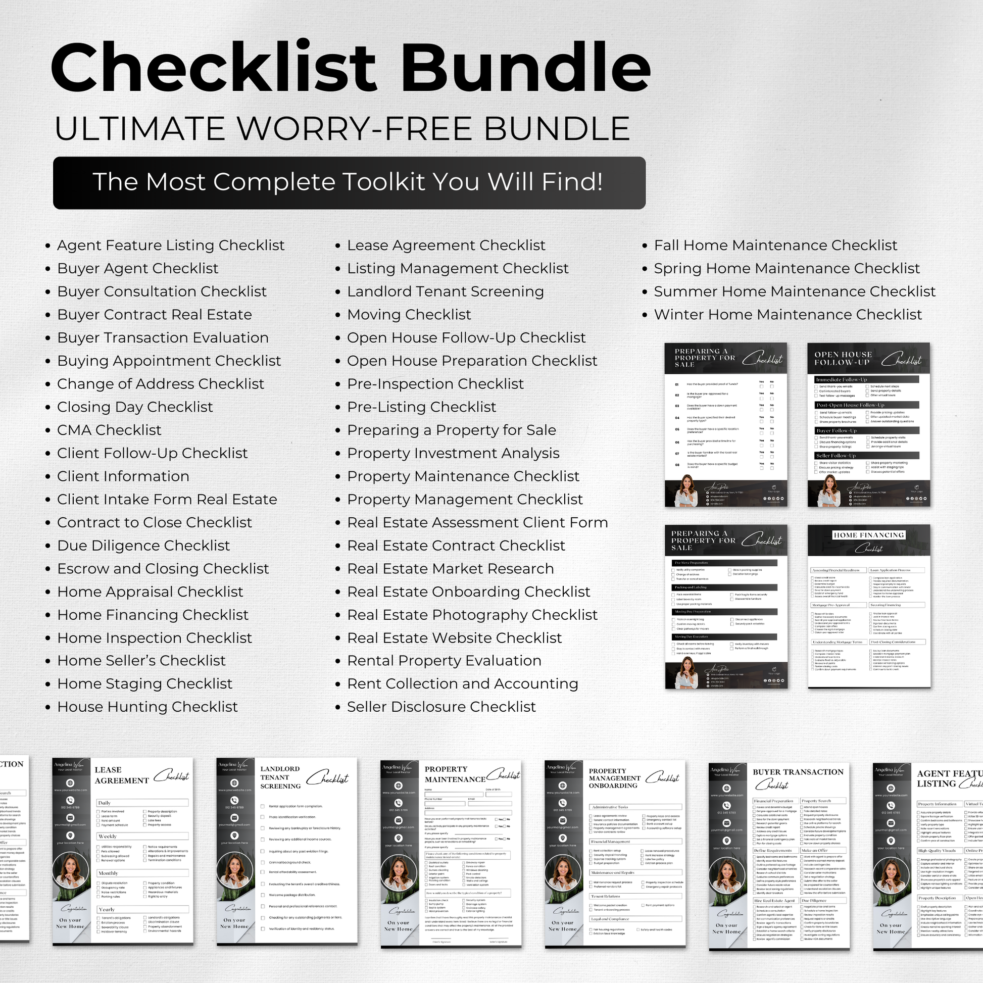 Checklist Bundle-Luxury Black