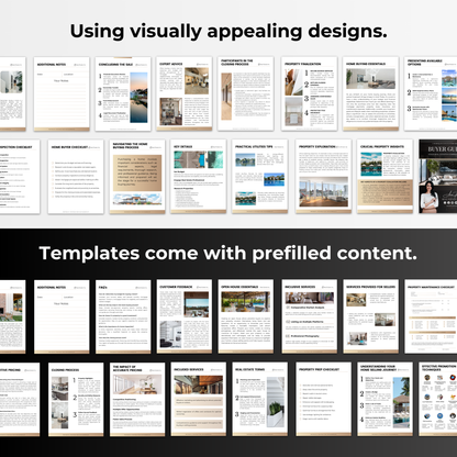 Buyer & Seller Guide Bundle-Luxury Gold