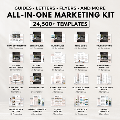 Real Estate ULTIMATE TOOLKIT: All in one bundle