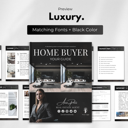 Buyer & Seller Guide Bundle-Luxury Black