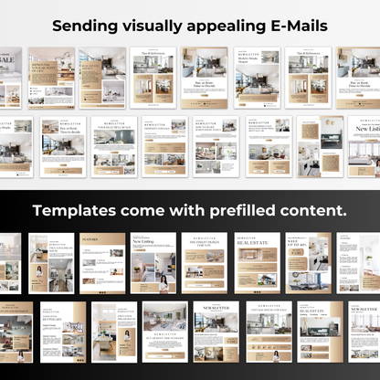 General Email Templates -Luxury Gold