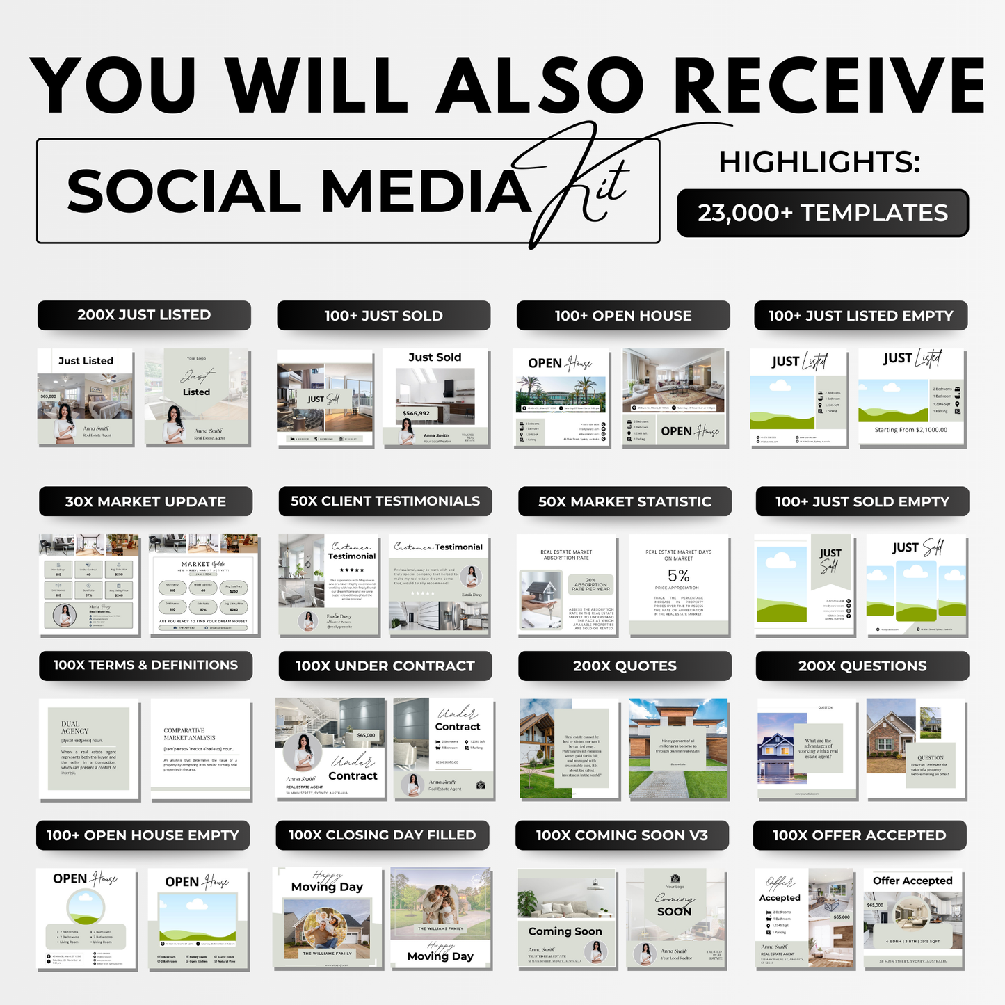 big social media template bundle