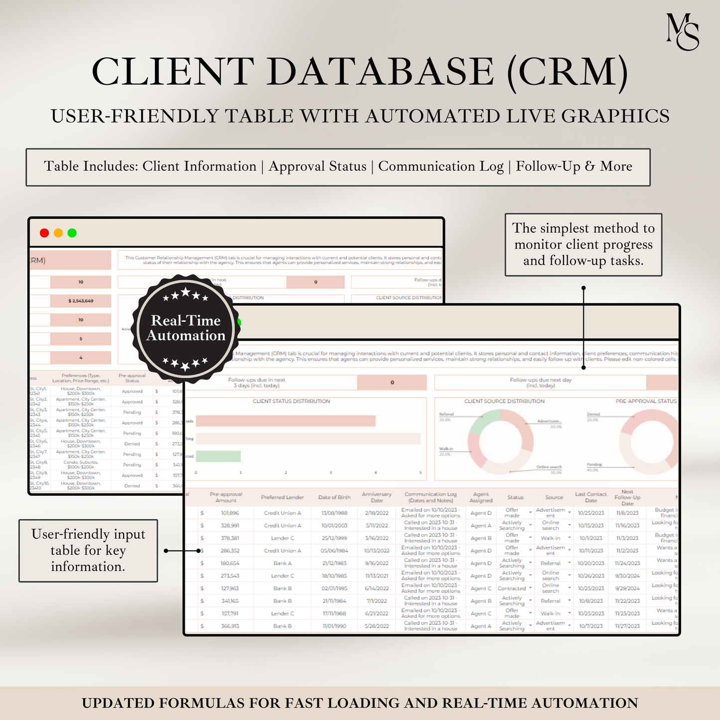 ultimate realtor crm module