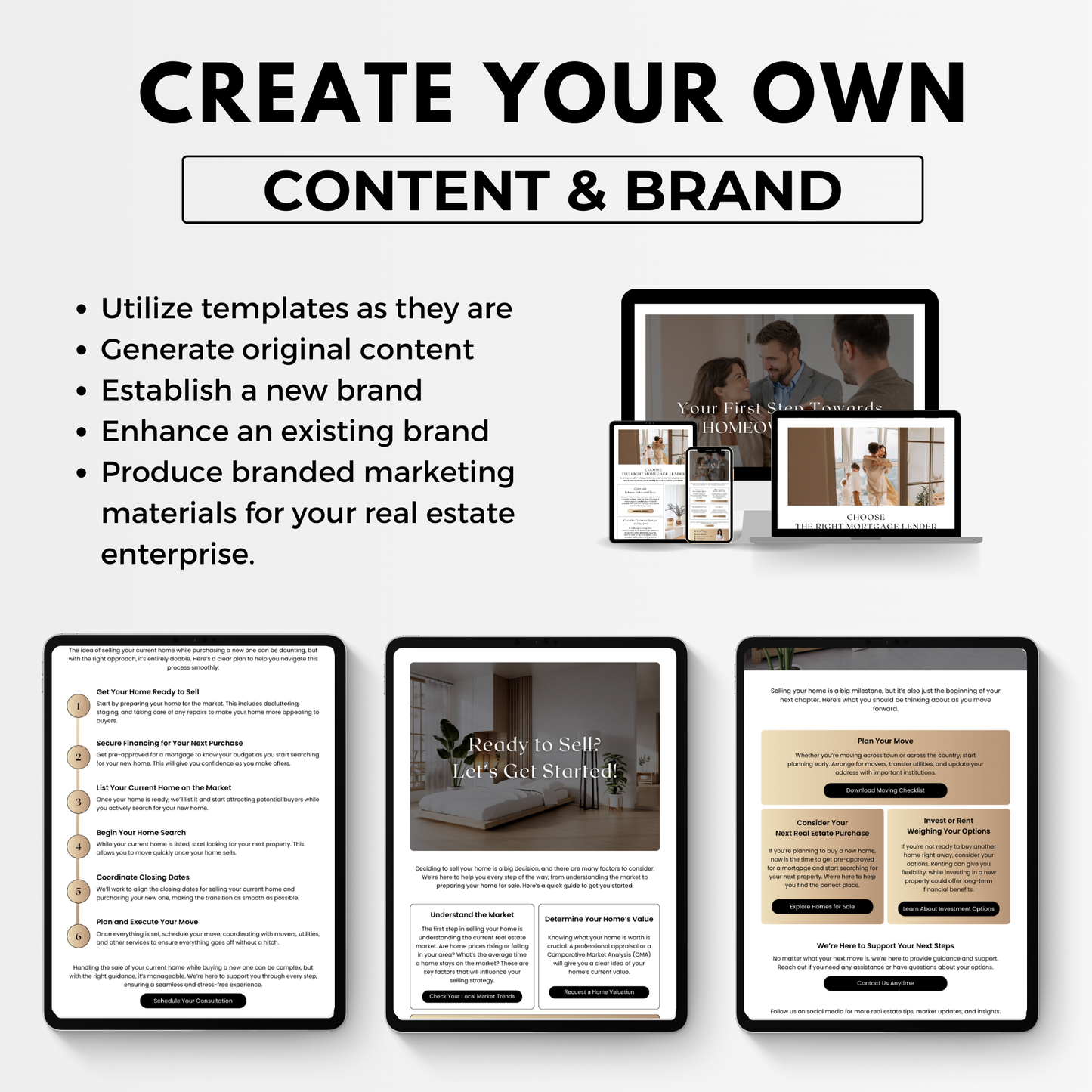 home seller e-mail drip campaign-luxury gold (create your own)