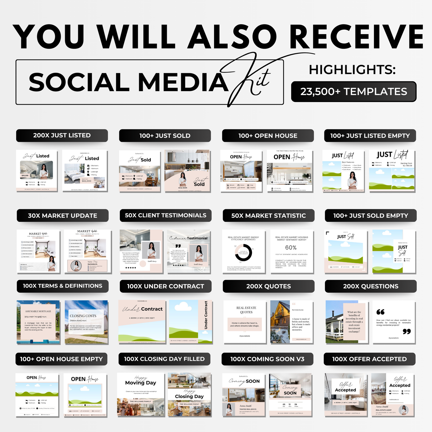 big social media template bundle