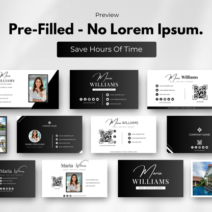 Business Cards-Luxury Black