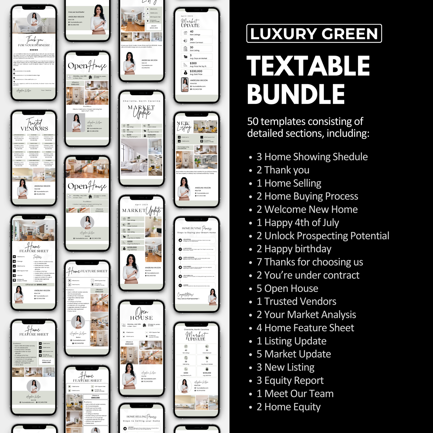 marketing bundle- sage green