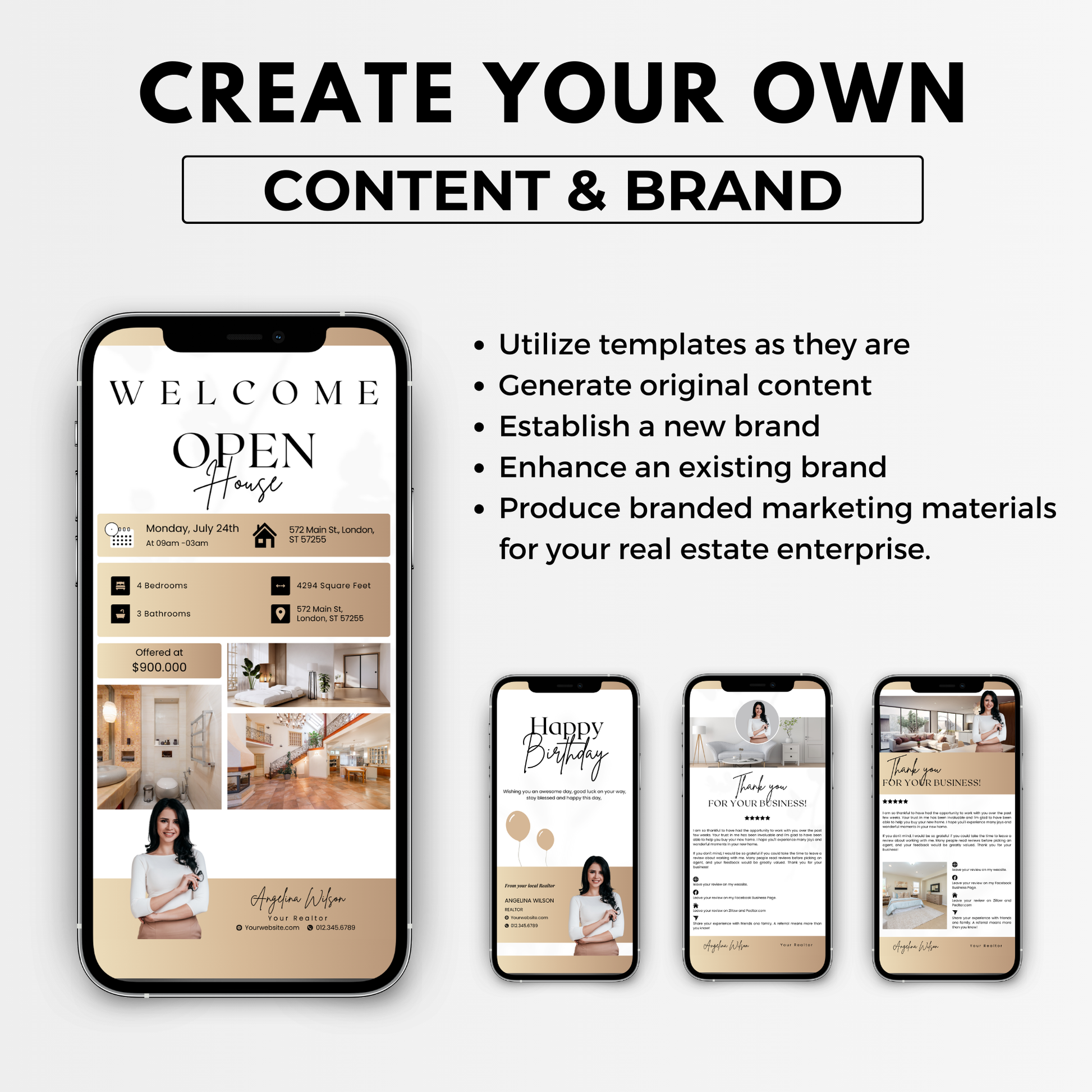 Branding & Marketing Bundle-Luxury Gold